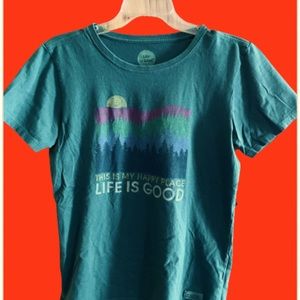 Life is‎ Good ‘This is my happy place’ Graphic T-shirt